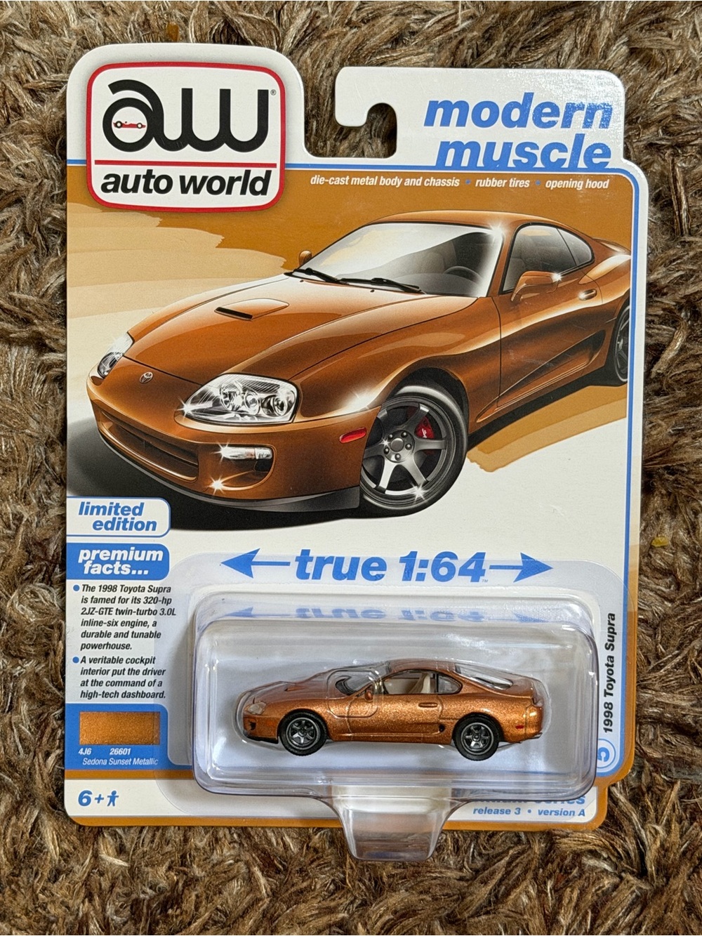 Modern Muscle 1998 Toyota Supra — Sunset Metallic Brown